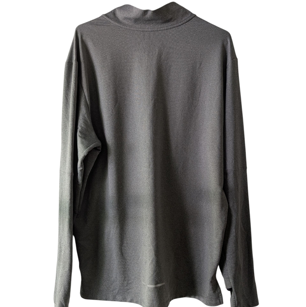 Nike Running Men's Performance Quarterzip Jacket in Gray XL - Picture 3 of 6